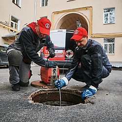 Устранение засоров канализационных труб ВАО Москвы - фото 1