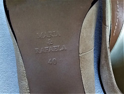 Туфли женские, натуральная замша, светло-коричневые из Итали - фото 4
