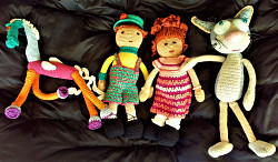 Детские мягкие игрушки, связанные из ниток - фото 4