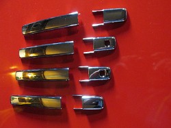 Накладки на ручки дверей хром Nissan Dayz - фото 3