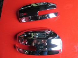 Накладки на боковые зеркала заднего вида хром Nissan Dayz - фото 3