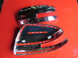 Накладки на боковые зеркала заднего вида хром Nissan Dayz - фото 4