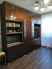 Глянцевая стенка 2 шкафа с антресолями Длина 186 см - фото 8