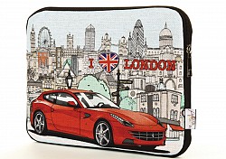 Чехол для планшета и нетбука ipad , Красная Машина в Лондоне - фото 1