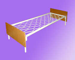 Кровати с металлическими спинками различной конфигурации - фото 3