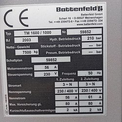 Термопластавтомат 2003 год Battenfeld TM 1600 - фото 3