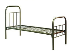 Практичные металлические кровати для строительных вагончиков - фото 5