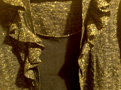 Блуза с люриксом и Жилет размер 50-52 б/у - фото 6