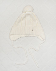 Тёплые шапочки с завязками для детей - фото 4