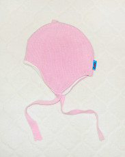 Простые шапочки с завязками для детей - фото 8