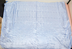 Набор-комплект: Голубое покрывало + шторы - фото 5