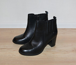Чёрные ботинки от немецкого бренда «Marco Tozzi» - фото 4
