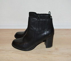 Чёрные ботинки от немецкого бренда «Marco Tozzi» - фото 5