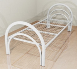 Одноярусные металлические двуспальные кровати - фото 7