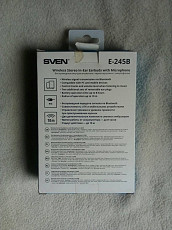 Наушники беспроводные внутриканальные Bluetooth Sven E-245B - фото 7