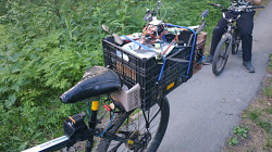 Корзина на задний багажник велосипеда - фото 8