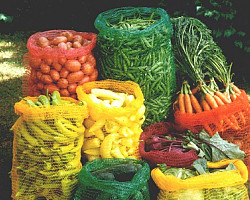 Мешок сетка для овощей и корнеплодов, 50х80см, 40кг, 5шт - фото 5