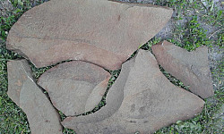 Камень Фонтанка серо-зелёный природный песчаник