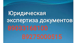 Юридическая экспертиза документов. Взыскание долгов