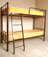 Кровати двухъярусные, односпальные для хостелов, гостиниц - фото 4
