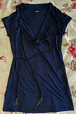 Платье -туника LIU JO , цвет тёмно - синий , размер 44-46 - фото 3
