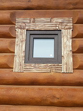 Резной деревянный наличник на окно и дверь - фото 4