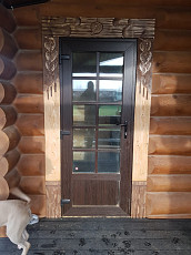 Резной деревянный наличник на окно и дверь - фото 3