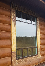 Резной деревянный наличник на окно и дверь - фото 5