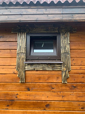 Деревянный наличник на дверь и окно - фото 3