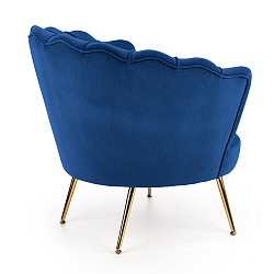 Кресло Halmar Аmorinito (темно-синий/золотой) - фото 3
