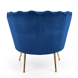 Кресло Halmar Аmorinito (темно-синий/золотой) - фото 4