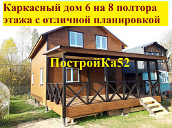 Каркасные дома под в Нижнем Новгороде ПостройКа52