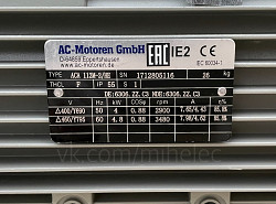 Электродвигатель AC-Motoren GmbH, тип ACA 112M-2/HE, 4 кВт - фото 3