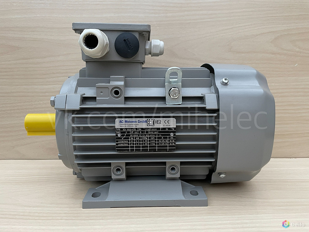 Электродвигатель AC-Motoren GmbH, ACA 100LB-4/HE, 3 кВт 1440