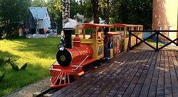 Аттракцион паровозик, поезд, паровозик, рельсовый, дизельный - фото 5