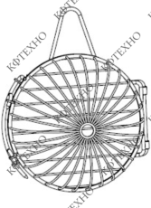 Форма-сетка КФТН 407.004-05 полусфера КФТЕХНО