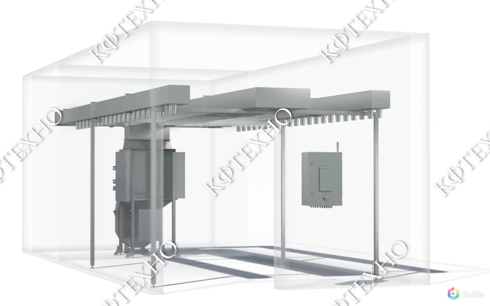Камера сушки и вяления встраиваемая в помещение КФТЕХНО