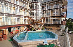 Гостиница "Вологжанка" Адлер - видовая терраса, бассейн - фото 4