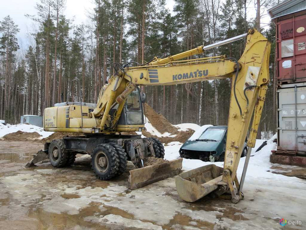 Колесник Komatsu 170, 19 т., 2 ковша, макс. опции