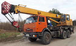 Продам автокран 25 тн-22м вездеход КАМАЗ, 2009г/в Цена 2799тр