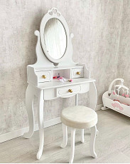 Детский столик для косметики с зеркалом “ Белоснежка 1 и 2» - фото 5
