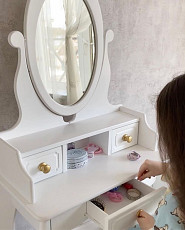 Детский столик для косметики с зеркалом “ Белоснежка 1 и 2» - фото 6