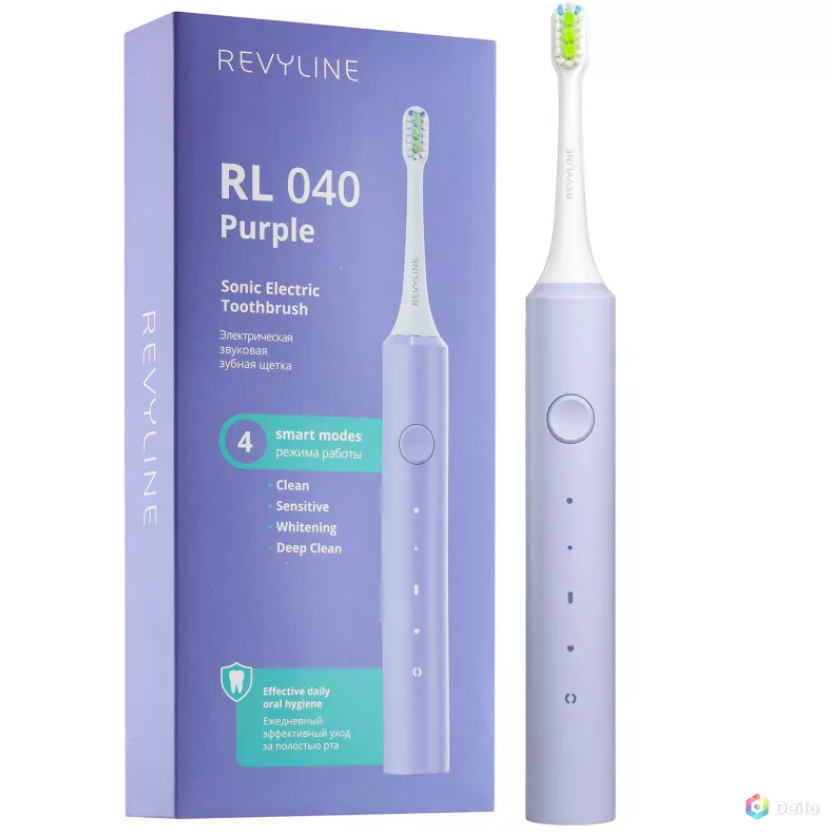 Звуковые зубные щетки в фиолетовом корпусе Revyline RL 040