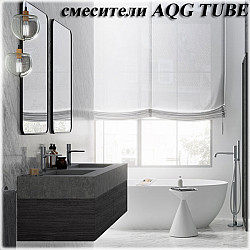 Смеситель для ванны AQG Minimalista - фото 5