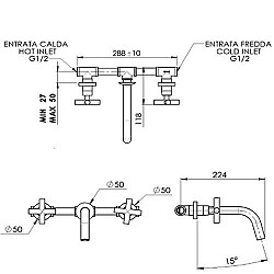 Смеситель Daniel Jax J5022 - фото 4