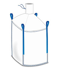 Биг-бэг (МКР) 95х95х130, 4 стропы Верх клапан, низ глухой