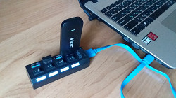2 USB-разветвителя фирм Defender & buro на 7 и 4 порта, бу - фото 1