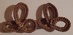 Антикварная пришивная фурнитура из металлизированного шнура - фото 5