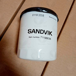 71198836 Фильтр масляный, накручиваемый для техники SANDVIK