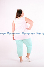 Белорусский трикотаж пижама женская больших размеров В205307 - фото 4